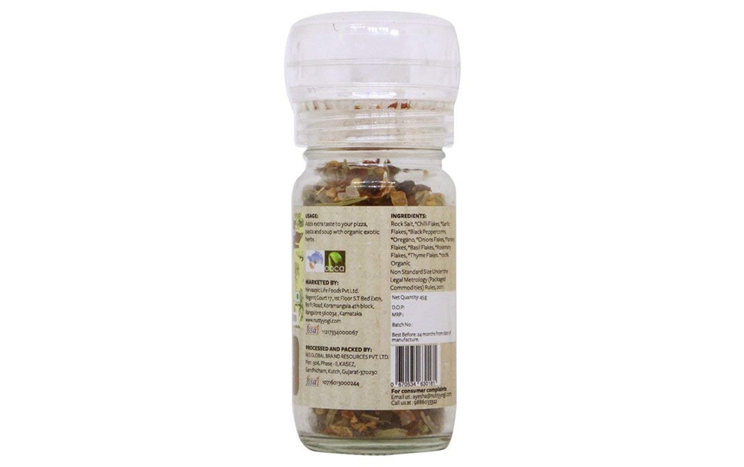 Nutty Yogi Organic Italian Seasoning    Bottle  45 grams